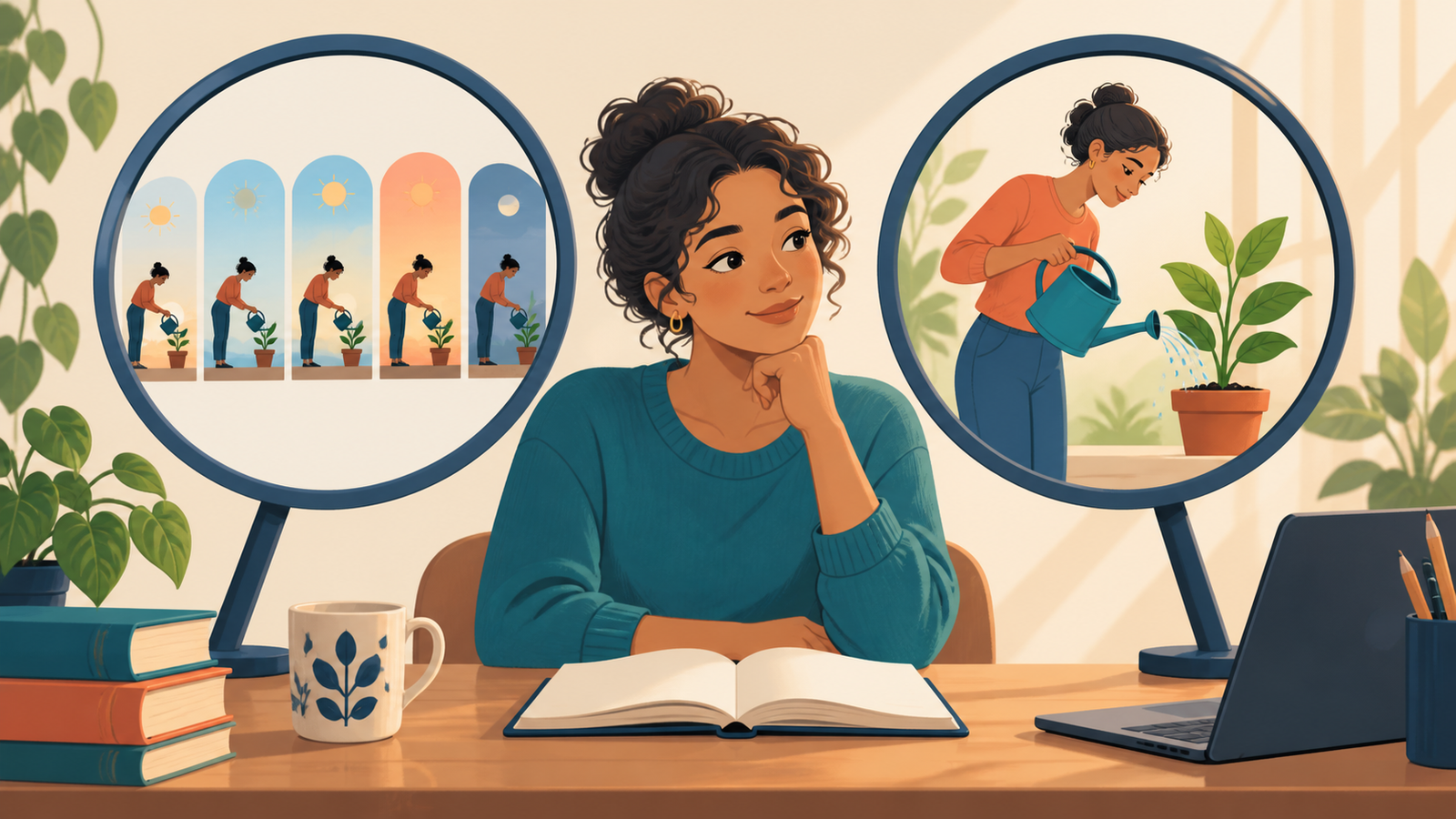Ilustração editorial sobre A ideia central: o inglês não traduz o gerúndio palavra por palavra