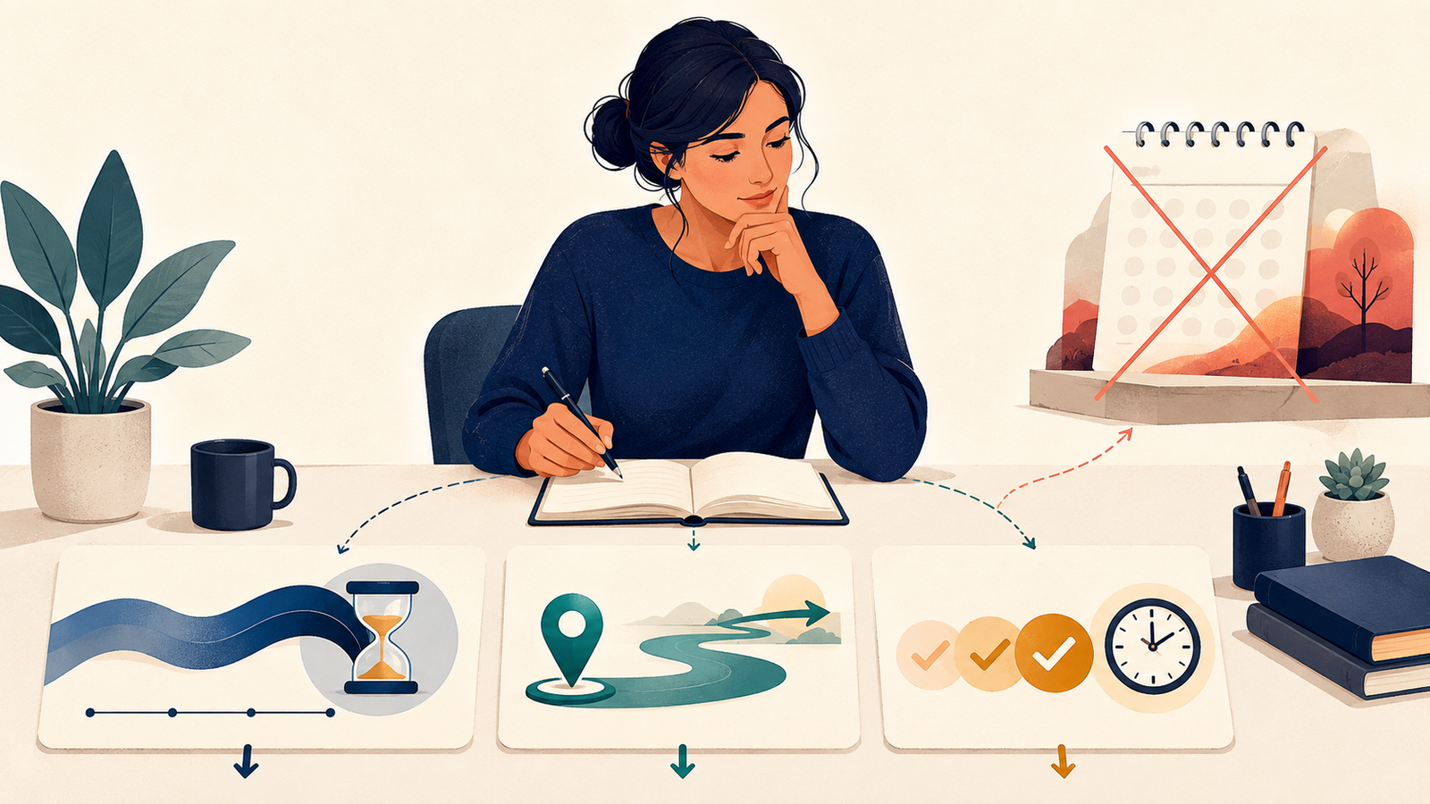 Ilustração editorial sobre Resumo para consultar antes de escrever