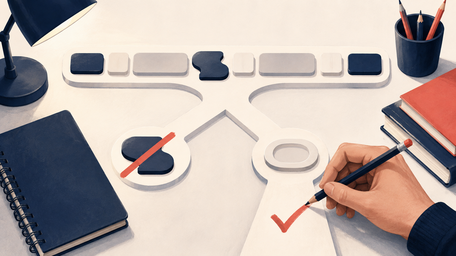 Ilustração editorial sobre Resumo para consultar antes de escrever